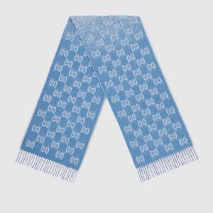 Gucci GG Alpaca Wool Blend Scarf